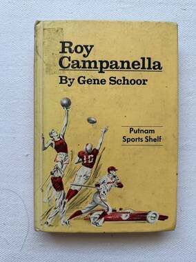 Roy Campanella by Gene Schoor, Putnam Sports Shelf Hardcover Biography
